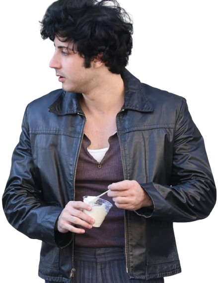 Anthony Ippolito I Play Rocky Leather Jacket - Image 2